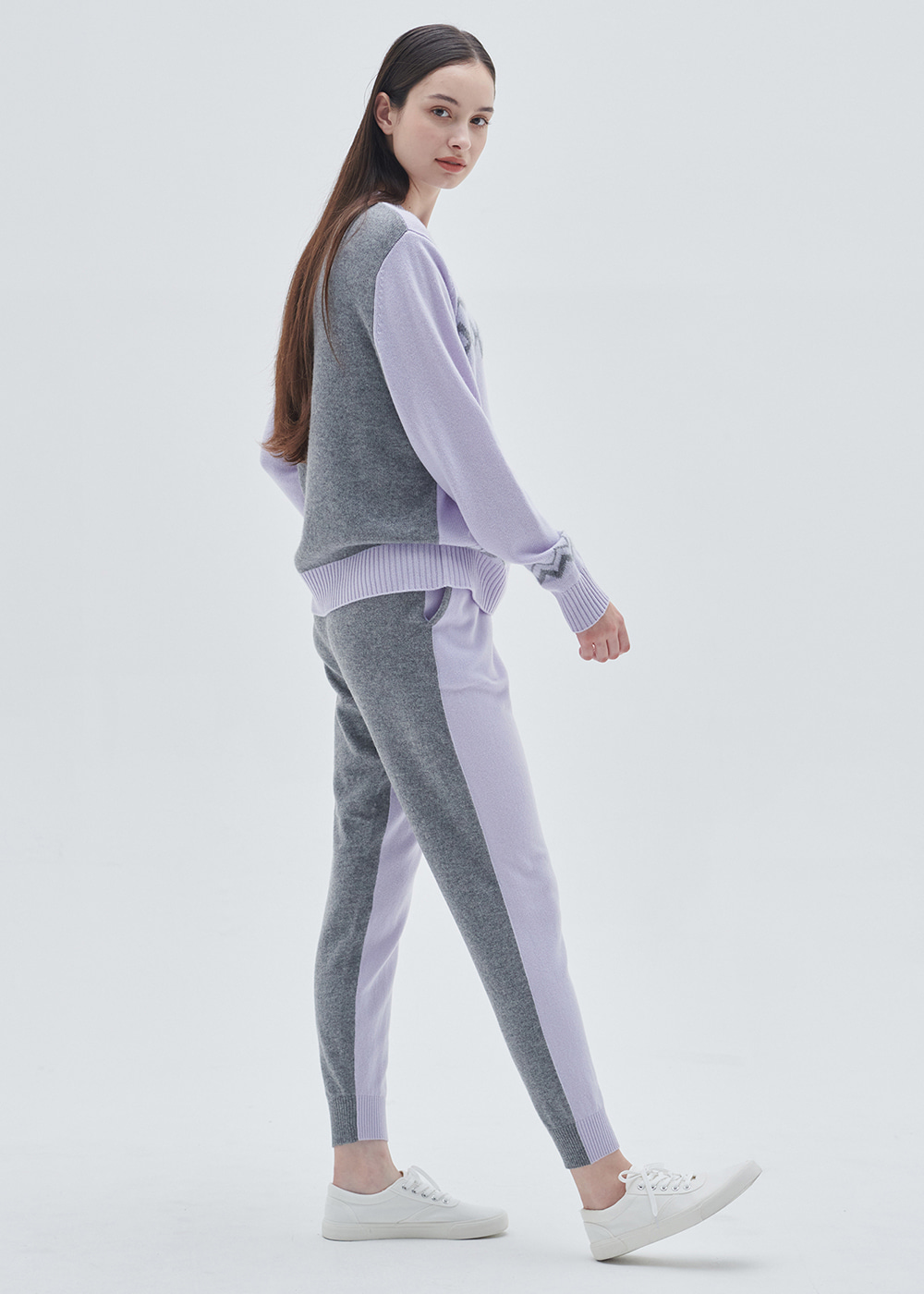 Color Revese pants(lavender)