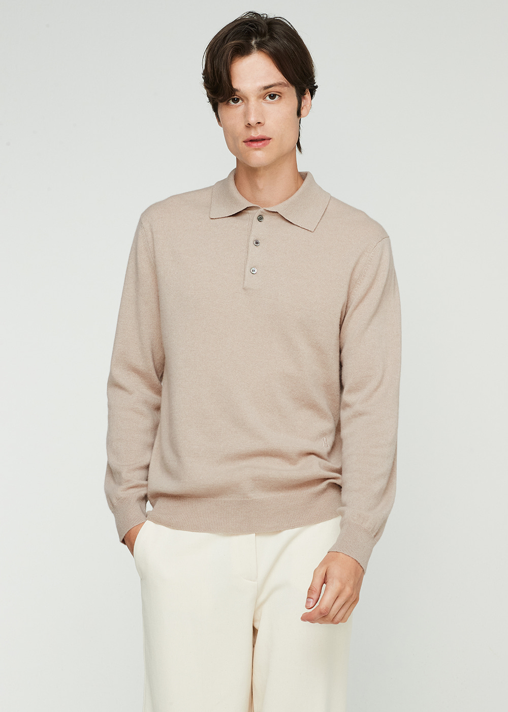 A LOGO shirt pullover (skin beige)  20%